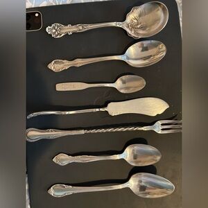 Antique Silver tone Spoons